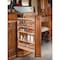 Rev-A-Shelf Maple Wood; Steel, Natural Maple, 3 in W, 26 in H, 19 in D 432-VF26SC-3 - alternate 3